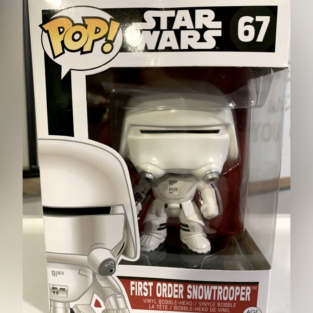 Star Wars Funko first order snow trooper
